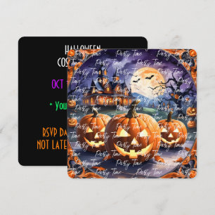Invitación Colección popular de calabazas de Halloween de oto