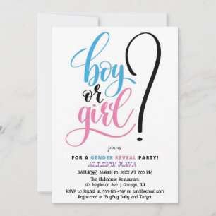 Invitación Colección Signature Pink Blue: Celebrar