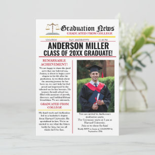 Invitación Colegio de Diarios de Graduación de Abogados Único