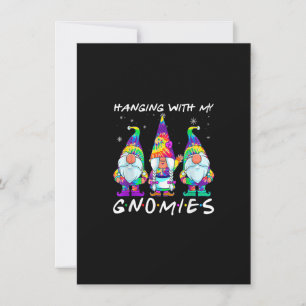 Invitación Colgando con mis gnomos hippies amigo Chris