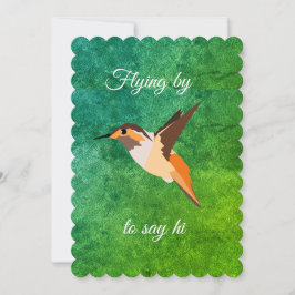 Invitación colibrí