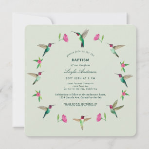 Invitación Colibríes de Anna