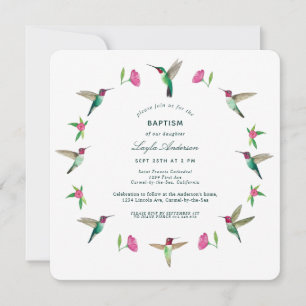 Invitación Colibríes de Anna