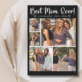 Invitación Collage 5 Photos Gift for Mother's Day