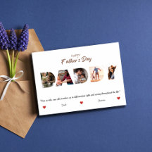 Collage de fotos DADDY del Día del Padre Personali