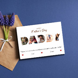 Invitación Collage de fotos DADDY del Día del Padre Personali