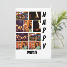 Collage de fotos Diwali 9 moderno personalizado