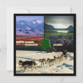 Invitación Collage de fotos Fairbanks Alaska Calentamiento