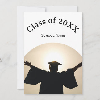 Invitación Collage de imágenes de la fiesta de graduación