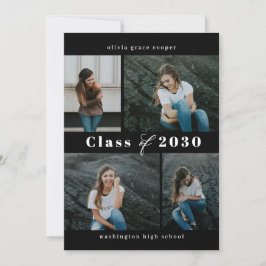 Invitación Collage EDITABLE COLOR refinado Invitati