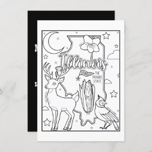 Invitación collage illinois color me