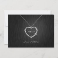 Collar de diamantes elegante aniversario de boda