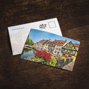 Invitación Colmar France Watercolor
