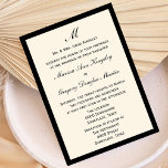 Invitación Color de borde de selección de Boda de presupuesto<br><div class="desc">¿Tiene usted un presupuesto para su boda? ¿Necesitas una invitación a bodas baratas? Bueno, barato también puede ser una invitación de calidad aquí en Zazzle. Estas invitaciones de boda asequibles parecen y se sienten mucho más caras de lo que son. El diseño presenta un fondo de marfil con un borde...</div>