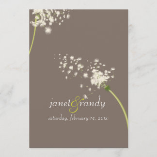 Invitación Color de fondo PixDezines dandelion/DIY