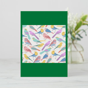 Invitación Color de las aves