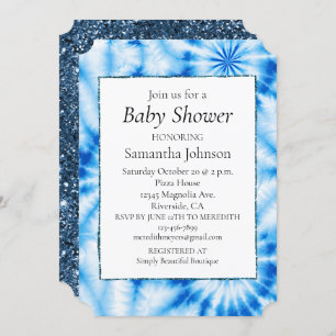 Invitación Color de los círculos azules