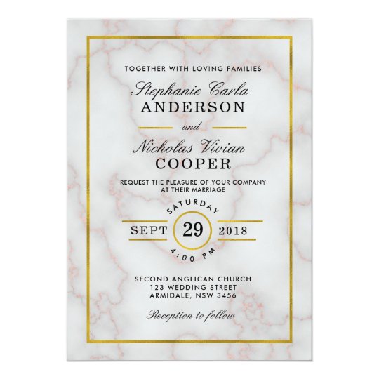 Invitación color de rosa del boda de la hoja de