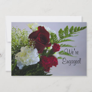 Invitación Color de rosa y Clavel-Invitación