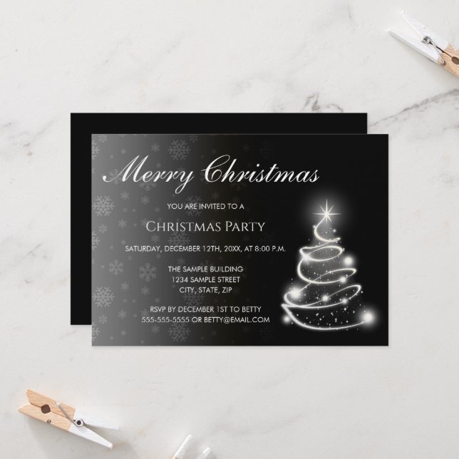 Invitación Color Fade Christmas Invitation (Anverso/Reverso In Situ)