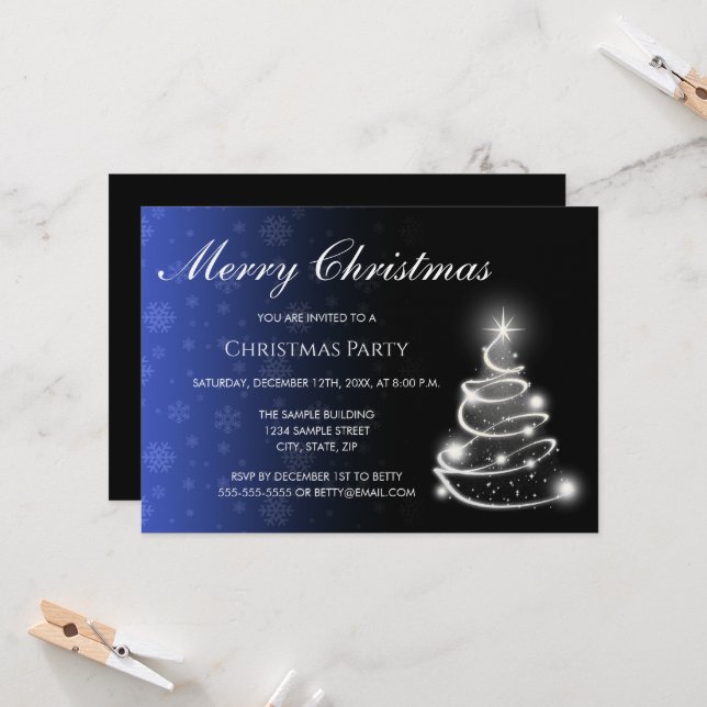 Invitación Color Fade Christmas Invitation (Anverso/Reverso In Situ)