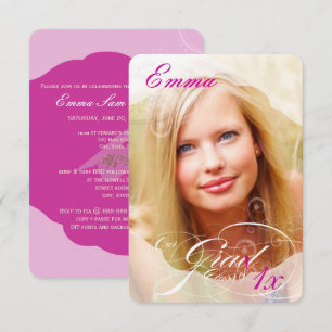 Invitación Color/Graduación/Fotografía de PixDezines DIY