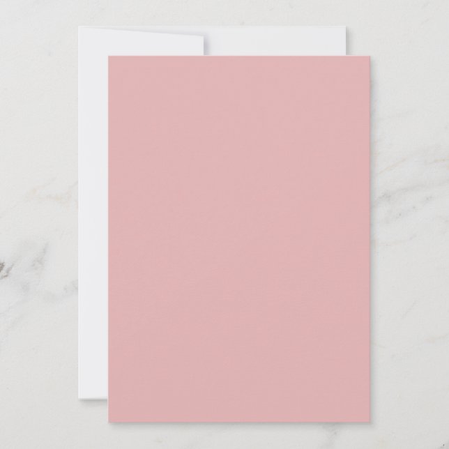 Invitación Color Melocotón (Anverso)