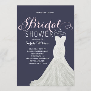 Invitación Color Personalizado de vestir extravagante   Brida
