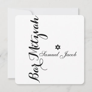 Invitación Color PixDezines Classic Bar Mitzvah/DIY