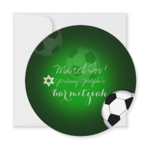 Color PixDezines Soccer Bar Mitzvah/DIY