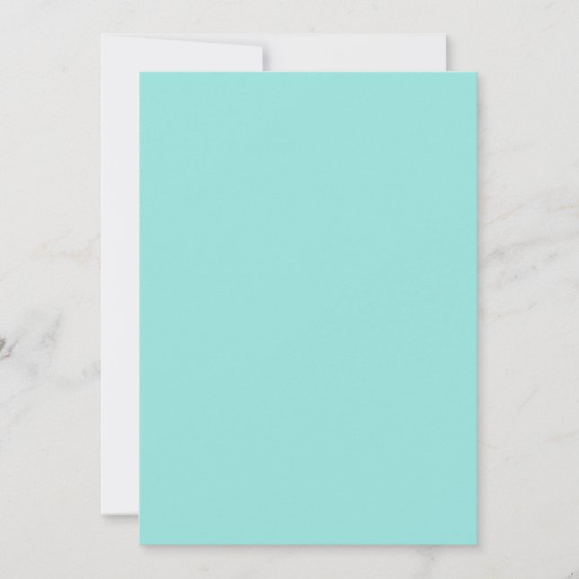Invitación Color Turquesa (Anverso)
