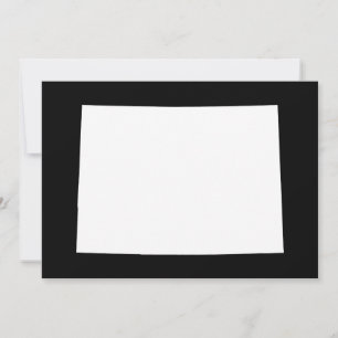 Invitación Colorado blanco y negro
