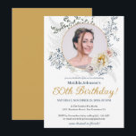Invitación Colorante amarillo floral foto 50 cumpleaños<br><div class="desc">Colores de color amarillo floral Foto Invitación al cumpleaños número 50. ¡Un tema de fiesta de cumpleaños floral de acuarela delicada y detallada con una foto personalizado! Todo el texto es personalizable. Ideal para un fiesta de té en el jardín o celebración de cumpleaños con temática floral y botánica. ¿Necesita...</div>