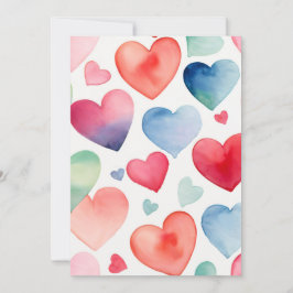 Invitación Colores de agua