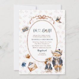 Invitación Colores de agua elegantes Una calabaza pequeña, ne