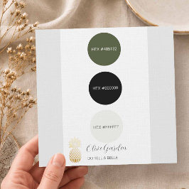 Invitación Colores de boda verdes en septiembre