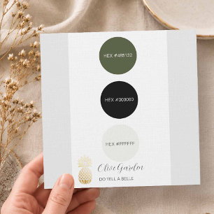 Invitación Colores de boda verdes en septiembre