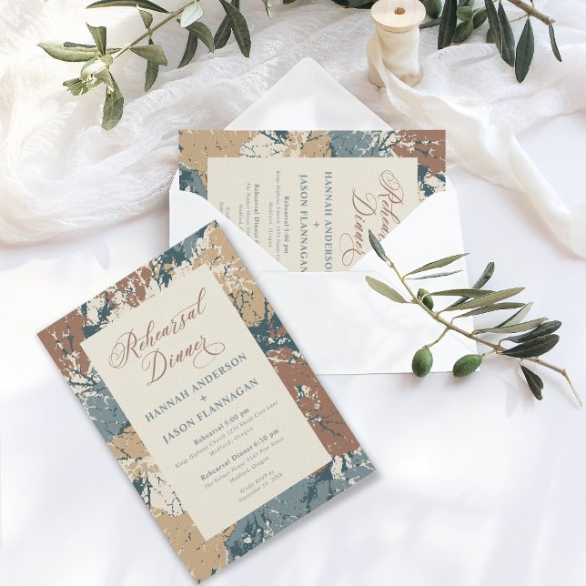 Invitación Colores de otoño Ensayo de canela Cena (Subido por el creador)