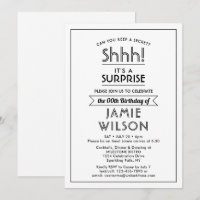 Colores DIY • ¡Shhh! Fiesta de cumpleaños sorpresa