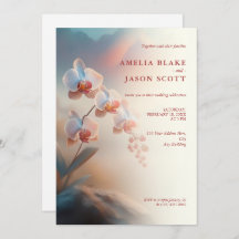 Colores etéreos Boda Orquídea Blanca