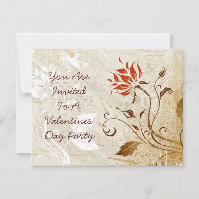 Invitación Colores otoñales (Anverso)