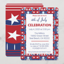 Colores patrióticos 4 de julio