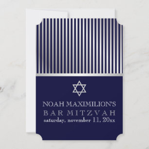 Invitación Colores PixDezines stripes barra mitzvah/DIY