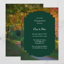 Invitación Colorful Autumn Day Wedding Shower