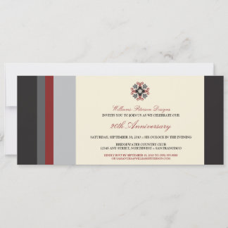 Invitación Colorful Bands Corporate Event Invitation (negro)