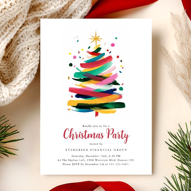 Invitación Colorful Christmas Party (Subido por el creador)