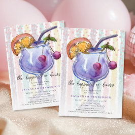 Invitación Colorful Engagement Bridal Shower Cocktail