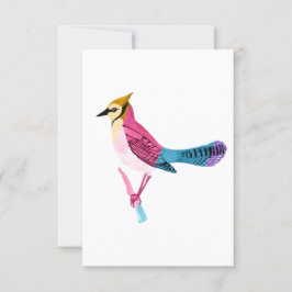 Invitación Colorful Jay