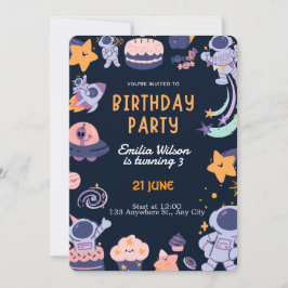 Invitación Colorful Kids Birthday Party Design – Fun 