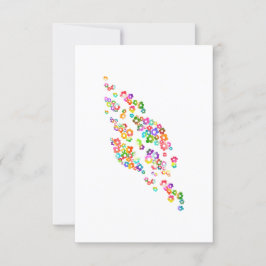 Invitación Colorful Peony Flowers